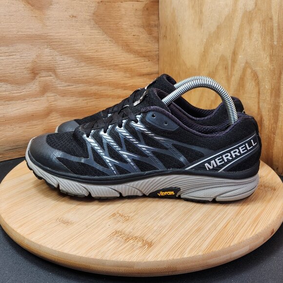 Merrell Womens Black Barefoot Run Acess Ultra Running Shoes Sneakers Size 9.5 - Picture 4 of 9